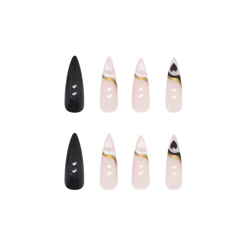 Wholesale Pointed Ice Powder Resin Nail Stickers